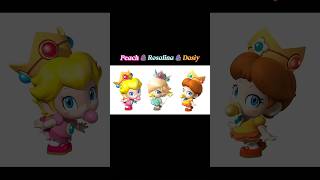 Peach Rosalina amp Daisy 🍑🌼💫 princesspeach princessrosalina princessdaisy [upl. by Teerprah896]