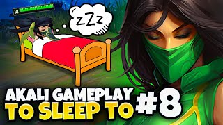 3 Hours of Relaxing Akali gameplay to fall asleep to Part 8  Professor Akali [upl. by Yelroc975]