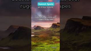 quotMesmerizing Sunset Spots Isle of Skye Scotland  IsleofSkyeSunsetsquot [upl. by Githens]