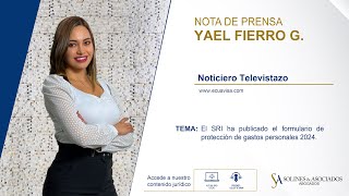 Nota de prensa Ab Yael Fierro  Noticiero Televistazo [upl. by Sarid161]