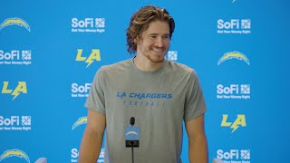 Justin Herbert On SNF vs Bengals  LA Chargers [upl. by Samtsirhc285]