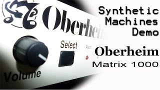 Oberheim Matrix 1000 [upl. by Attelahs139]