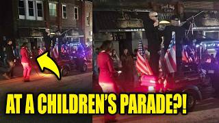 Massive Scandal ERUPTS Over MAGA Halloween Parade Float [upl. by Obla]