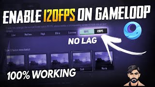 How To Get 120FPS in Gameloop Pubg Mobile  GET 120FPS IN PUBGM EMULATOR  120FPS GUIDE [upl. by Groome]