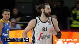 Tornike Shengelia 27 pts 8 reb Virtus Bologna  Maccabi Tel Aviv 10090 [upl. by Carrie]