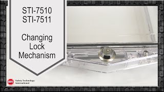 Polycarbonate Enclosure STI7510  STI7511 Changing Lock Mechanism [upl. by Plantagenet364]