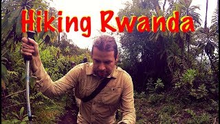 Hiking VOLCANOES NATIONAL PARK in Rwanda Mount Bisoke [upl. by Cassil103]