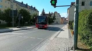 Buslinie 10 von Löbau nach Zittau über Herrnhut Bahnhof Herrnhut Bahnhof [upl. by Otreblon]