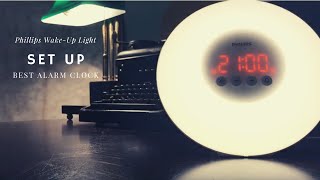 Philips HF 3500 WakeUp Light  Set Up  Best Alarm Clock [upl. by Maloney]