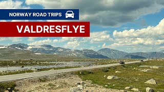 Valdresflye Scenic Route in Norway  Norway Road Trips [upl. by Feldt]