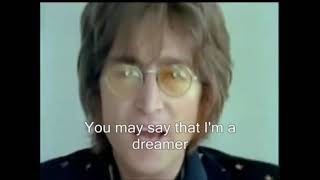 Imagine  John Lennon Original video with lyrics in English included [upl. by Anirtac]