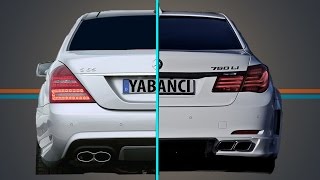 Lükslerin Kapışması Mercedes S65 AMG vs BMW 760Lİ F01Logitech G27 ile CCD [upl. by Ylluz]