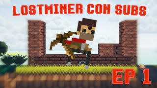 TERRARIA PARA POBRES LOST MINER DIA 1 [upl. by Rosmarin]