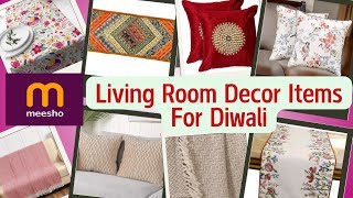 Meesho Home Decor Haul Living Room Makeover Meesho Haul Affordable Price [upl. by Ingunna]