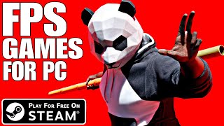 TOP 10 BEST FREE GAMES FOR PC ON STEAM  FREE GAMES  HIGH GRSPHICS [upl. by Adalie]