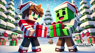 Monster School Christmas Gifts  Minecraft Animation [upl. by Hanad]