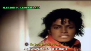 Michael Jackson  Beat It Lyrics  Subtitulado Al Español Official Video VEVO [upl. by Nylidam]