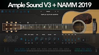 Ample Sound V3  NAMM 2019 reupload [upl. by Eelloh]