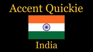 Accent Quickie  India [upl. by Maddocks]