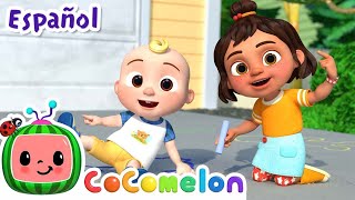 Cabeza hombros rodillas y pies  CoComelon en Español  Canciones Infantiles y de Cuna [upl. by Eibocaj32]