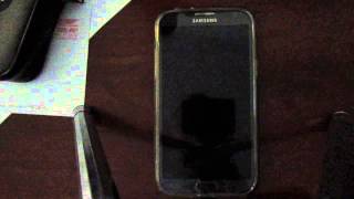 Samsung Galaxy Note II Sprint Apple Peed boot animation [upl. by Minier647]