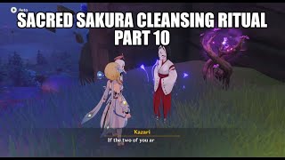 Sacred Sakura Cleansing Ritual part 10  Genshin Impact [upl. by Butte98]