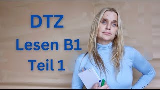 DTZ🇩🇪  B1  Lesen 👀🧾Teil 1  Prüfungsvorbereitung [upl. by Arul90]