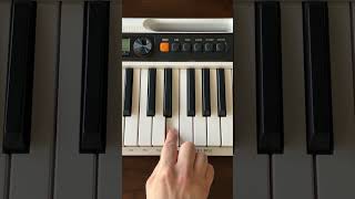 How to play a C minor or Db minor chord on piano [upl. by Geoff]