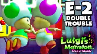 Luigis Mansion Dark Moon  Treacherous Mansion  E2 Double Trouble Nintendo 3DS Walkthrough [upl. by Mines469]