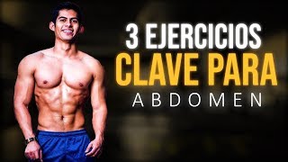 ¡LOS 3 MEJORES EJERCICIOS PARA TU ABDOMEN [upl. by Addie]