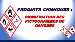 PRODUITS CHIMIQUES  Signification des Pictogrammes de Dangers [upl. by Cy807]