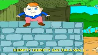 Humpty Dumpty  Nursery Rhyme with Lyrics [upl. by Aerehs354]