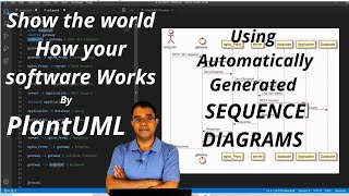 How to auto generate Sequence Diagrams using plantuml  Show how your software works visually [upl. by Esinehs]