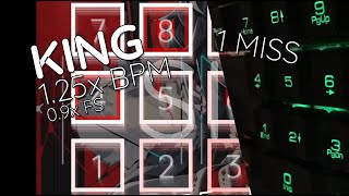 KING 125x BPM 1 MISS on pulsus play pulsus [upl. by Ydnem]