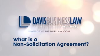 NonSolicitation Agreements  What Are They 2020 [upl. by Godding]