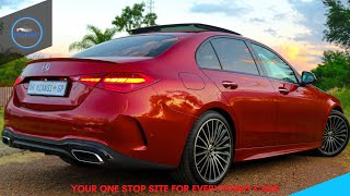 2022 MercedesBenz C200 Review 15L Hybrid Baby SClass Priced at R1 100 000 [upl. by Schaper]