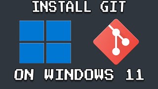 Install Git on Windows 11 2024 [upl. by Llerud]