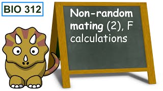 Nonrandom mating 2 F calculations [upl. by Eisen632]