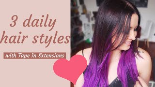 How to create 3 daily hair styles [upl. by Daffy64]