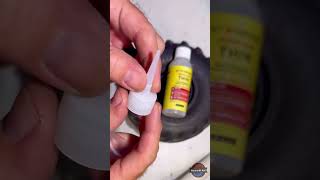 Repair the old cracked tire with Starbond odorless Thin CA Glue Video by ryanbrc [upl. by Shanie]