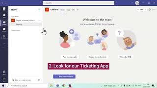 Create a new Ticketing Instance in a Teams Channel [upl. by Domela]