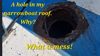 A hole in my boat roof My narrowboat journey continues [upl. by Nnomae]