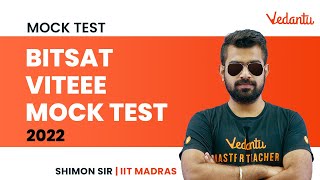 BITSAT VITEEE 2022  Mock Test Most Important Maths Questions  Shimon Sir  Vedantu Enlite [upl. by Hgielrak]