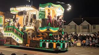 Bridgwater Carnival 2024  Vagabonds Green Dragon [upl. by Ardnaiek576]