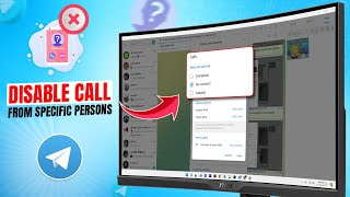 How to Disable Calls on Telegram from a Specific Person in Windows PCLaptop [upl. by Ynnol283]