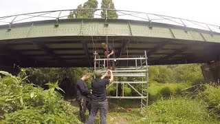 Messgestützer Ermüdungsnachweis der Brücke Ruppertsmühle in Sinn [upl. by Ikceb]