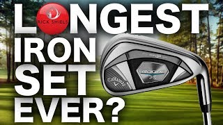 Longest irons EVER Callaway Rogue X Review [upl. by Olumor440]