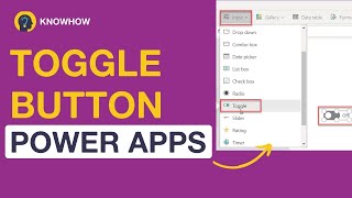 Toggle Button Power Apps [upl. by Robi]