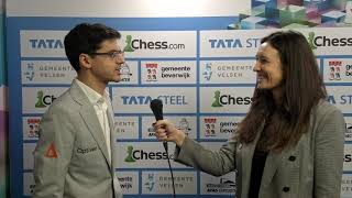 Anish Giri decided to draw against Vidit  Round 2 [upl. by Nats]