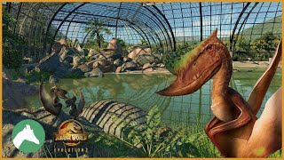 Dsungaripterus Aviary  Early Cretaceous Pack  Jurassic World Evolution 2  Sandbox Ep 3 [upl. by Hadwyn]